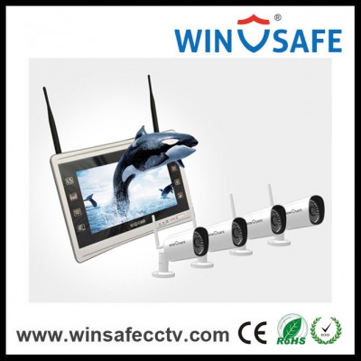 Support  Android/Ios/PC  Remote Wireless Home Security NVR Kits IP Camera